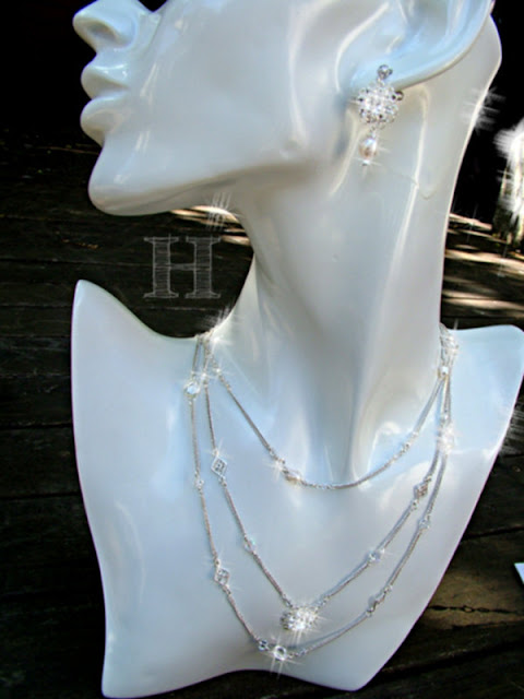 Multi-Strand Simple Elegance - Necklace & Earrings