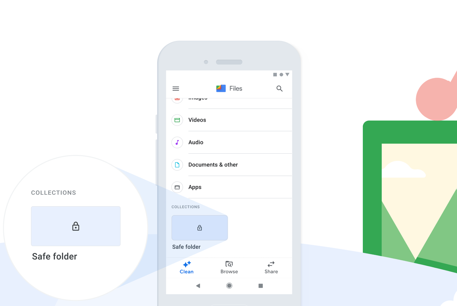 Google’s Files App Rolls Out Password Protected Safe Folder