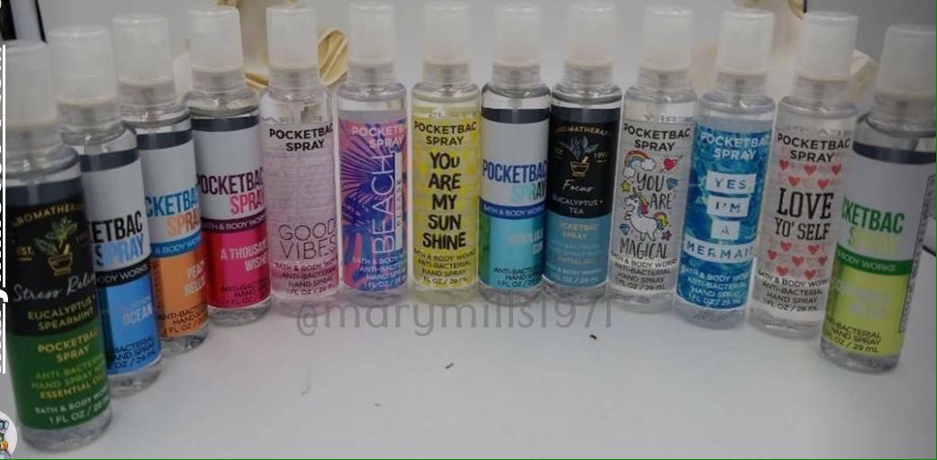 Life Inside the Page Bath & Body Works Hand Sanitizer Pocketbac One