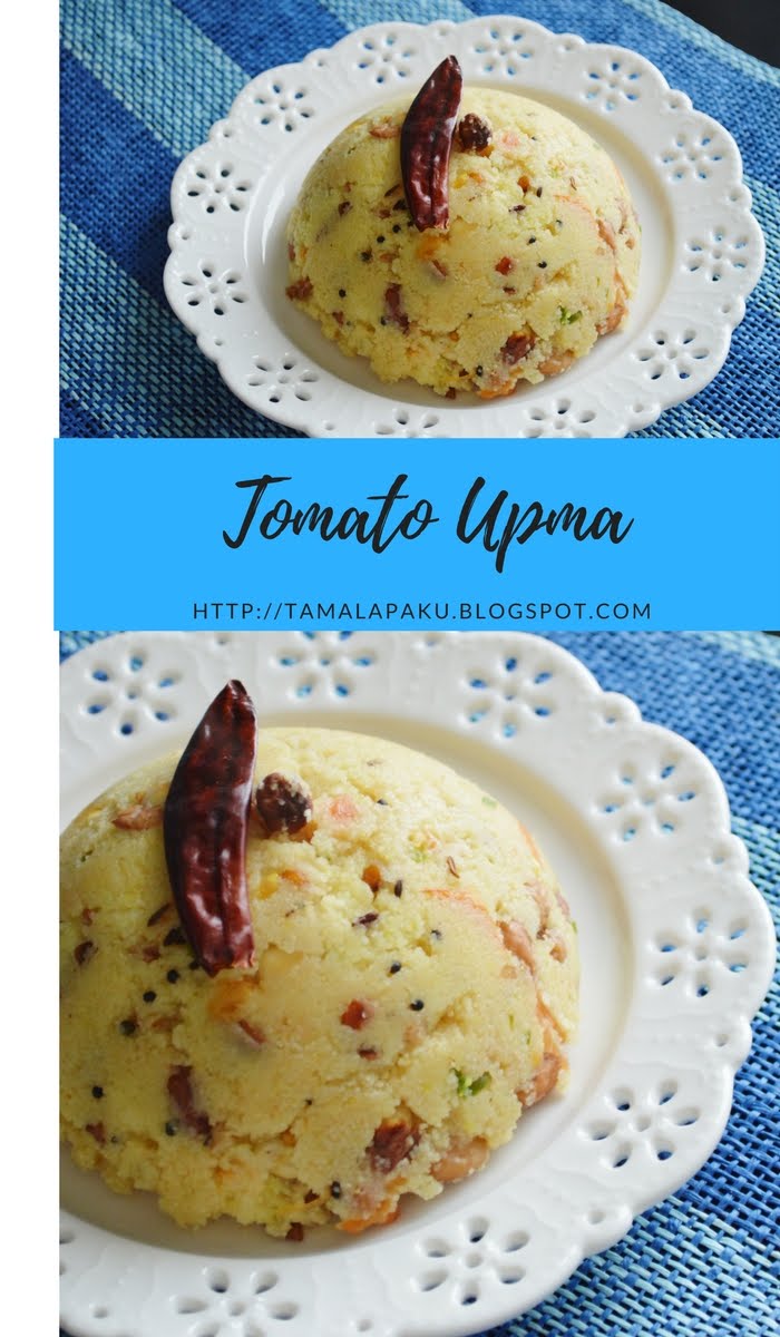 Tomato Upma No Onion No Garlic Day 1 Tamalapaku