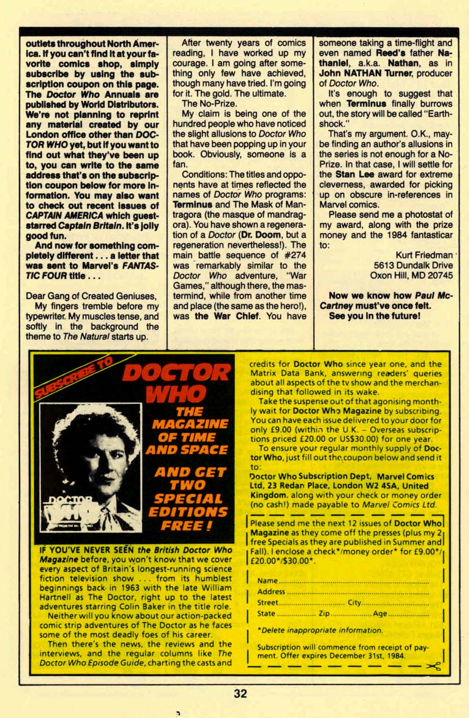 Read online Doctor Who (1984) comic -  Issue #10 - 34