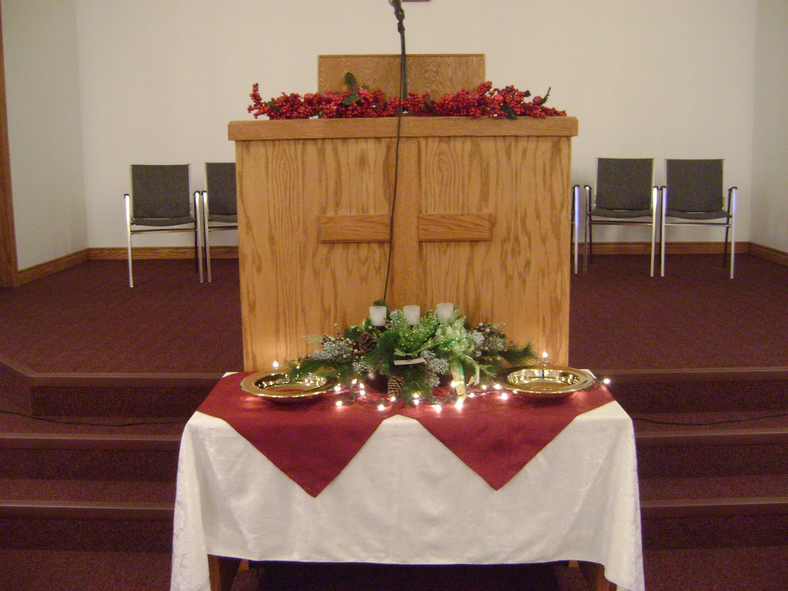 pulpit decorations