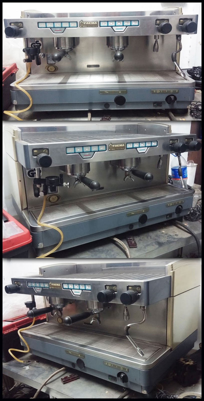 2nd MACHINE Espresso machine, E98 President, FAEMA