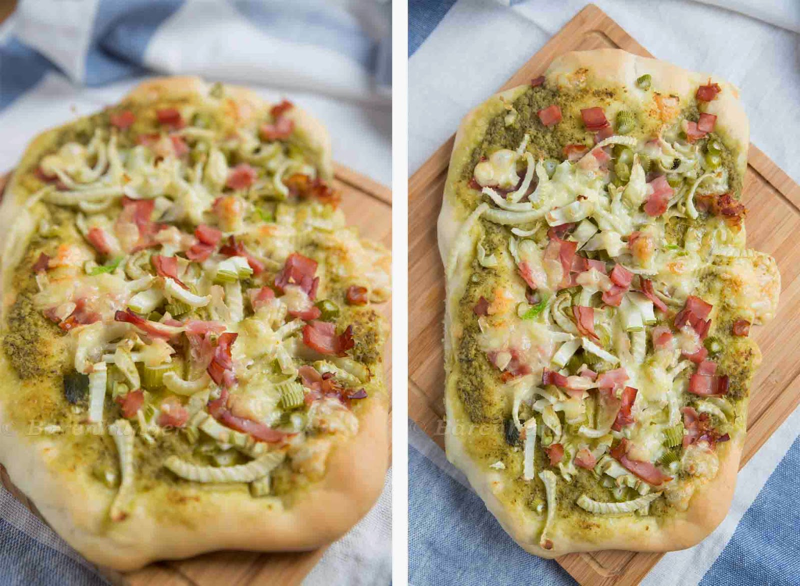 Pizza mit Fenchel und Pesto | Bärenhunger | Bloglovin’