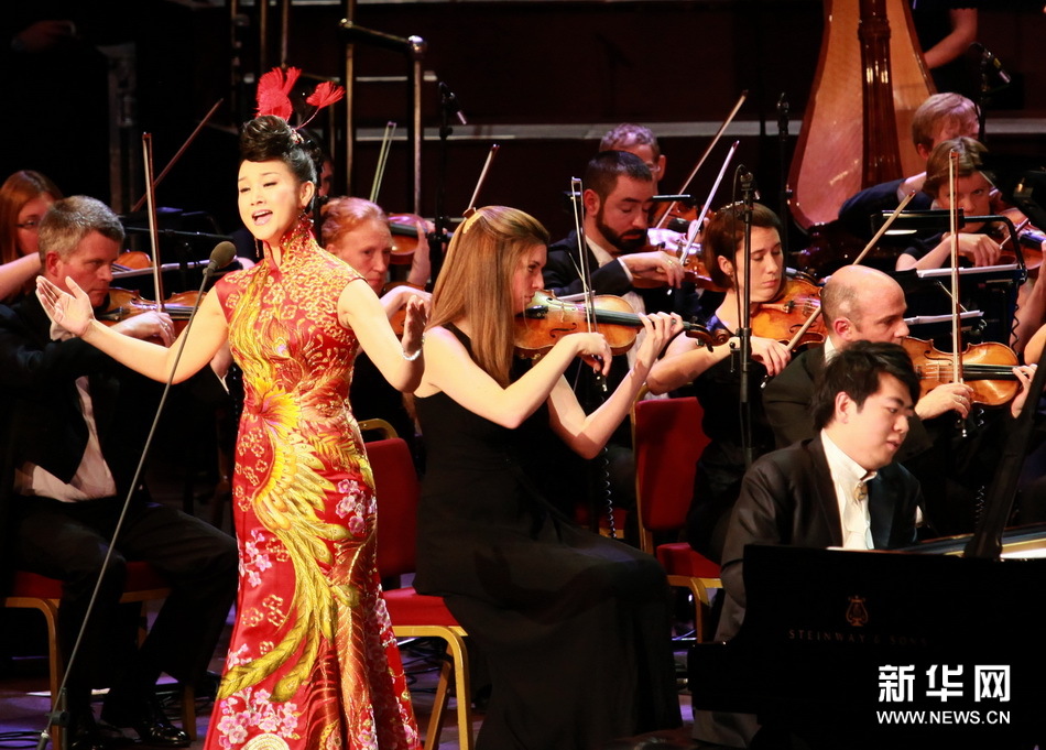 China Entertainment News: Song Zuying, Lang Lang and Andrea Bocelli Hold London Concert