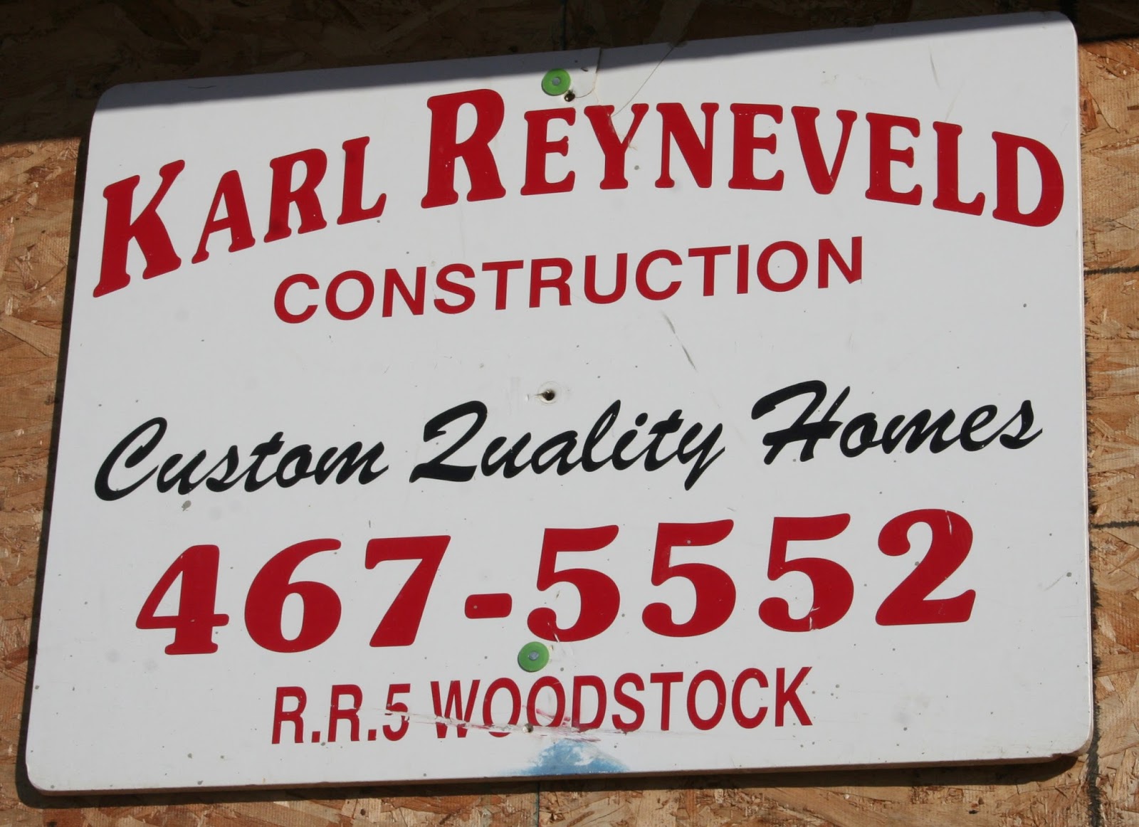 Mark Schadenberg Five Woodstock home construction companies are the