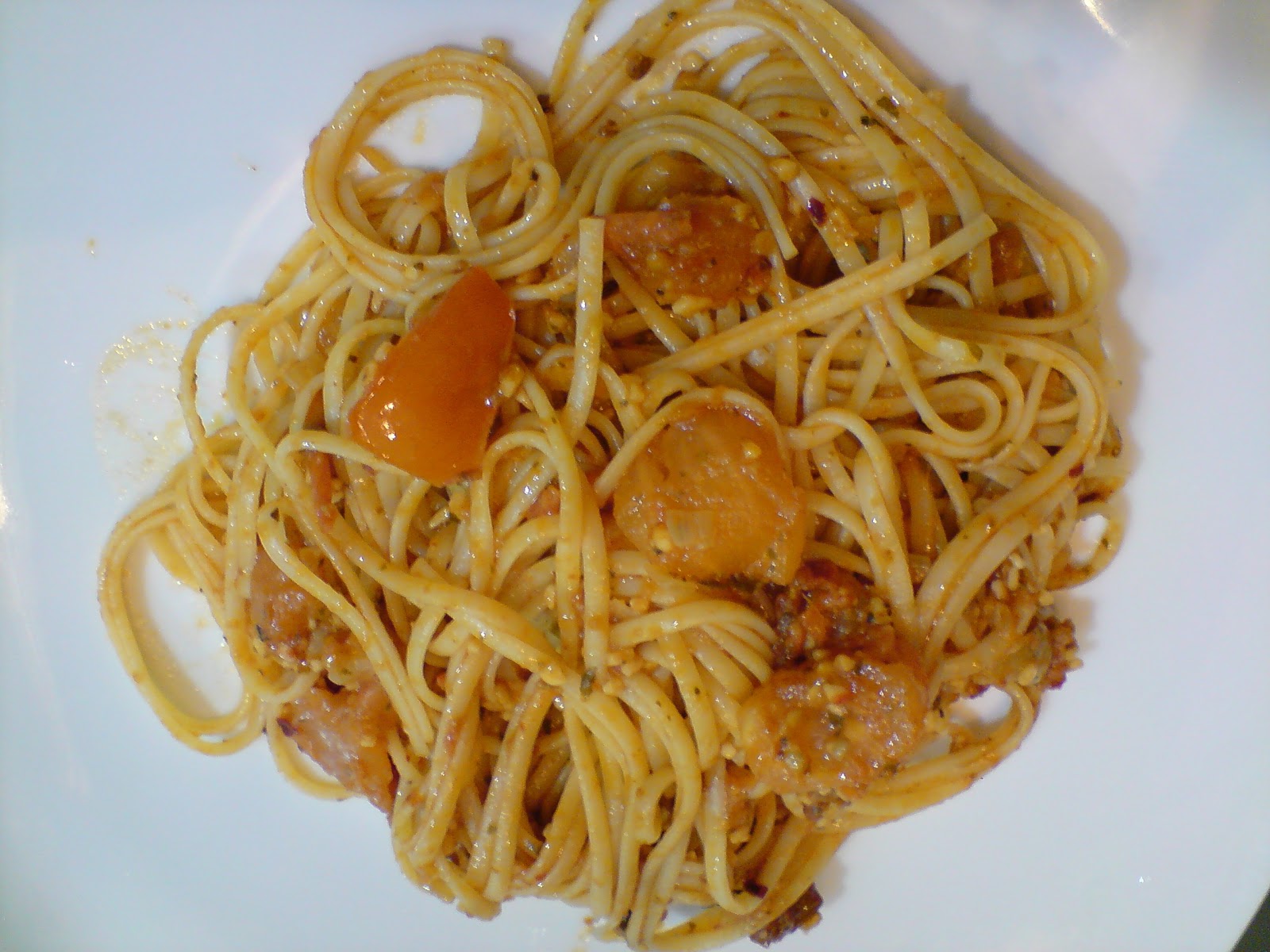 Linguine with Red Pesto Sauce Shan's Recipes