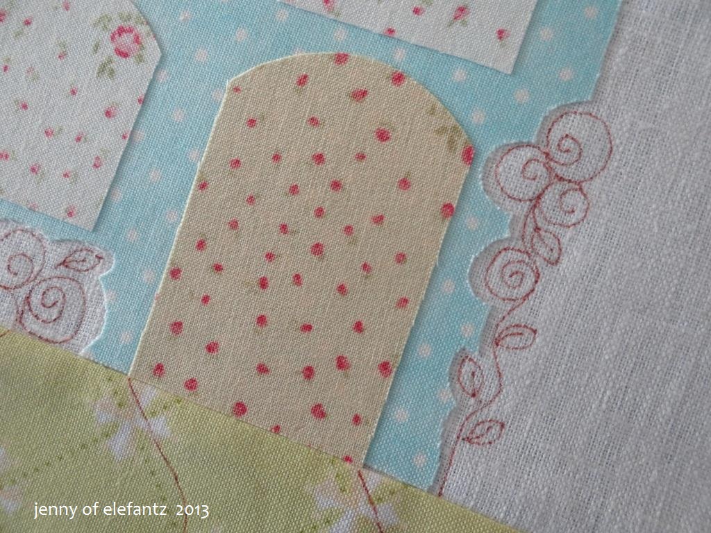 Jenny of ELEFANTZ: Tutorial - blanket stitch applique...