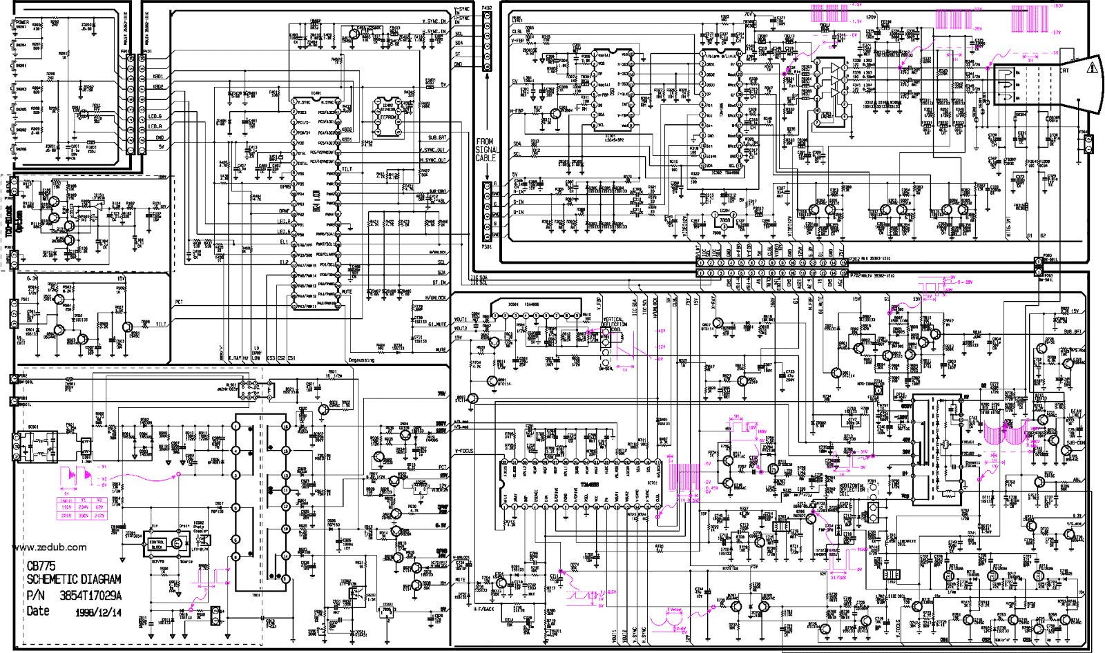 Lg Tv Circuit Diagram