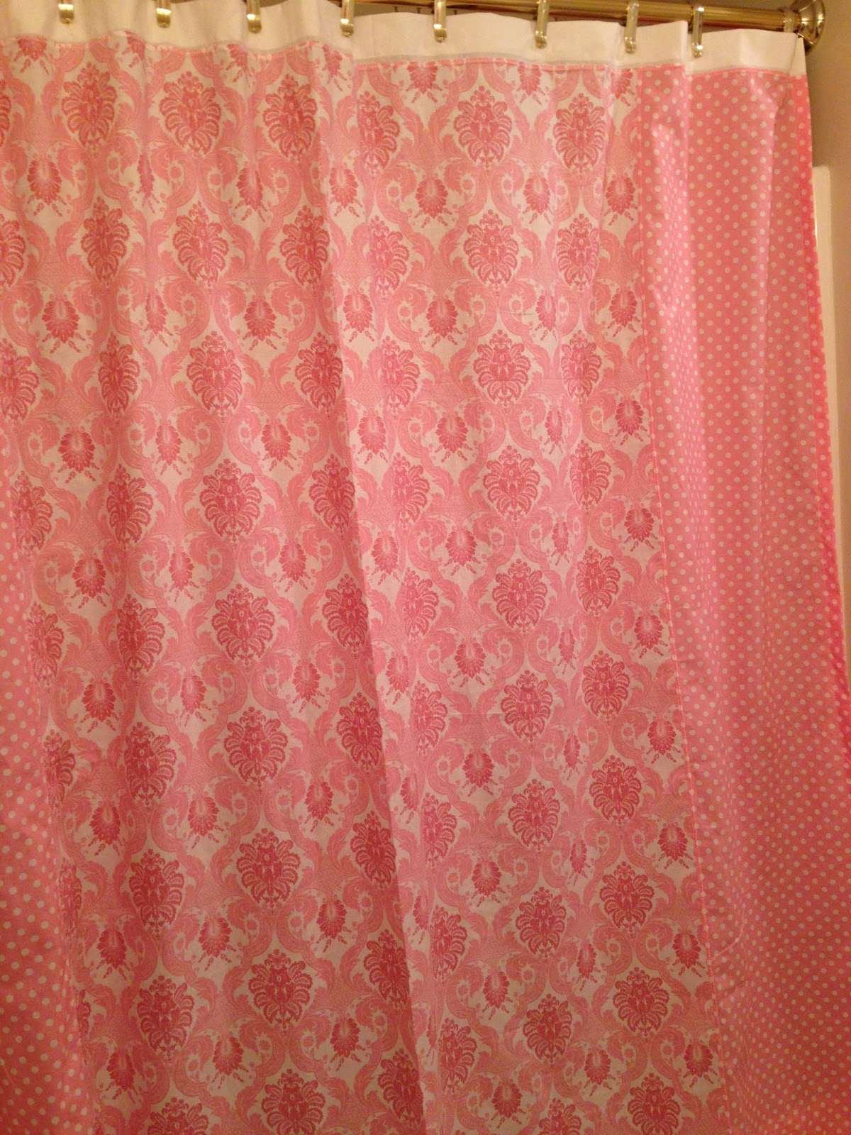 E Craft Classes Blog FREE Split Panel Shower Curtain Tutorial