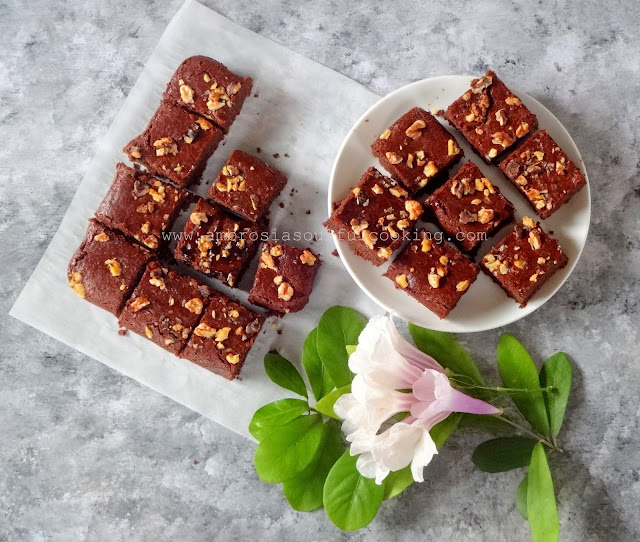 Eggless Buckwheat Flour Brownies (Glutenfree) Ambrosia