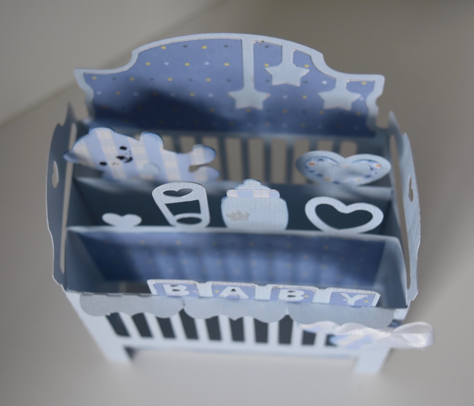 I am Cocoa's Mom Baby Boy Crib Card