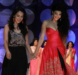 Jacqueline, Prateik, Sophie & Amyra walk the ramp for Rina Dhaka @ IBFW