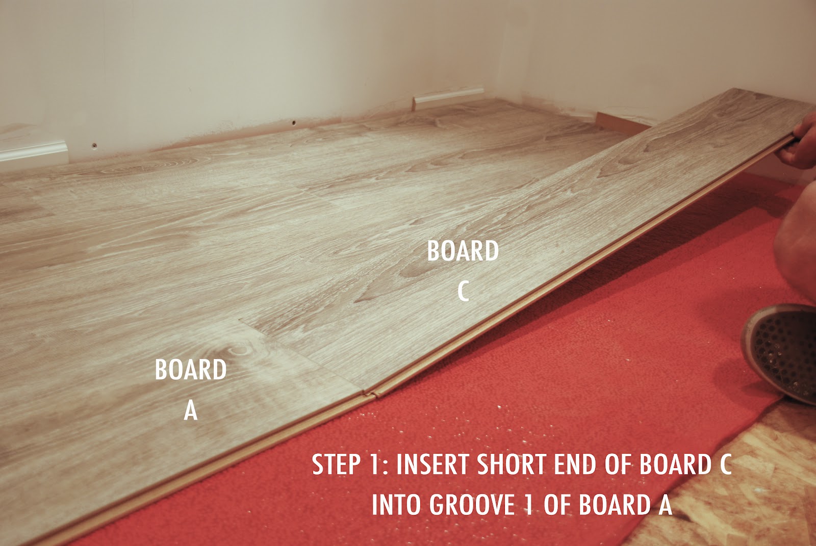 The Basement Installing The Laminate Floor Rambling Renovators