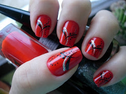 nail nails designs blood unique interesting manicure polish prom catchy eye unas cross disenos fingernail rojas trendy pretty chic colors