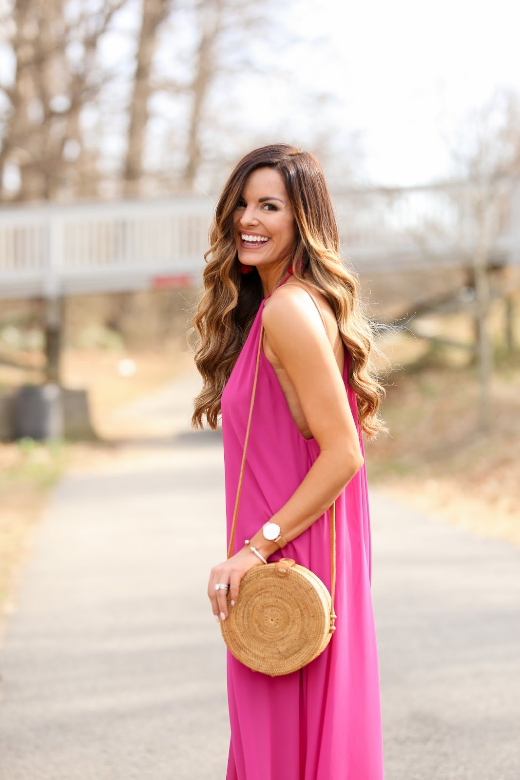 Show Me Your Mumu Hot Pink Maxi Dress - Mumu and Macaroons