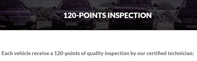 120 points inspection - used cars 
