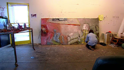Susan Rothenberg in her studio Susan Rothenberg