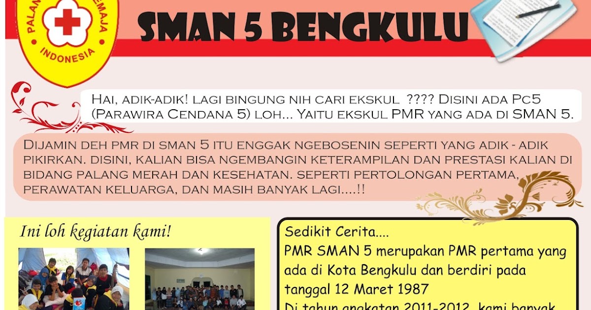 30 Ide Contoh Pamflet Lomba Pmr Little Duckling Blog
