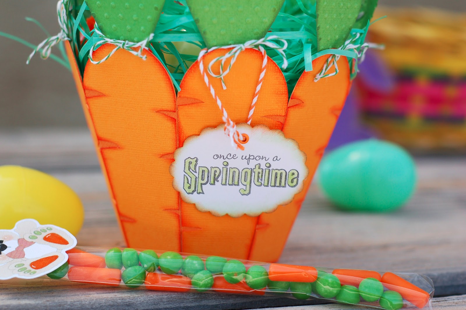 Paper Creations by Kristin Carrot Easter Basket