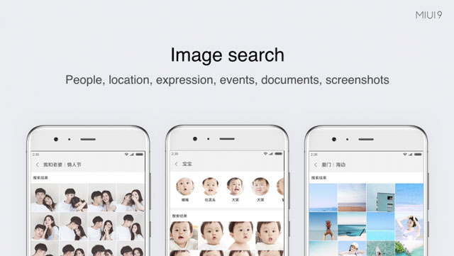 MIUI 9 Universal Search Feature