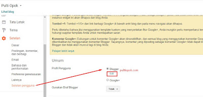 Memindahkan akun Google Plus ke Akun Blogger