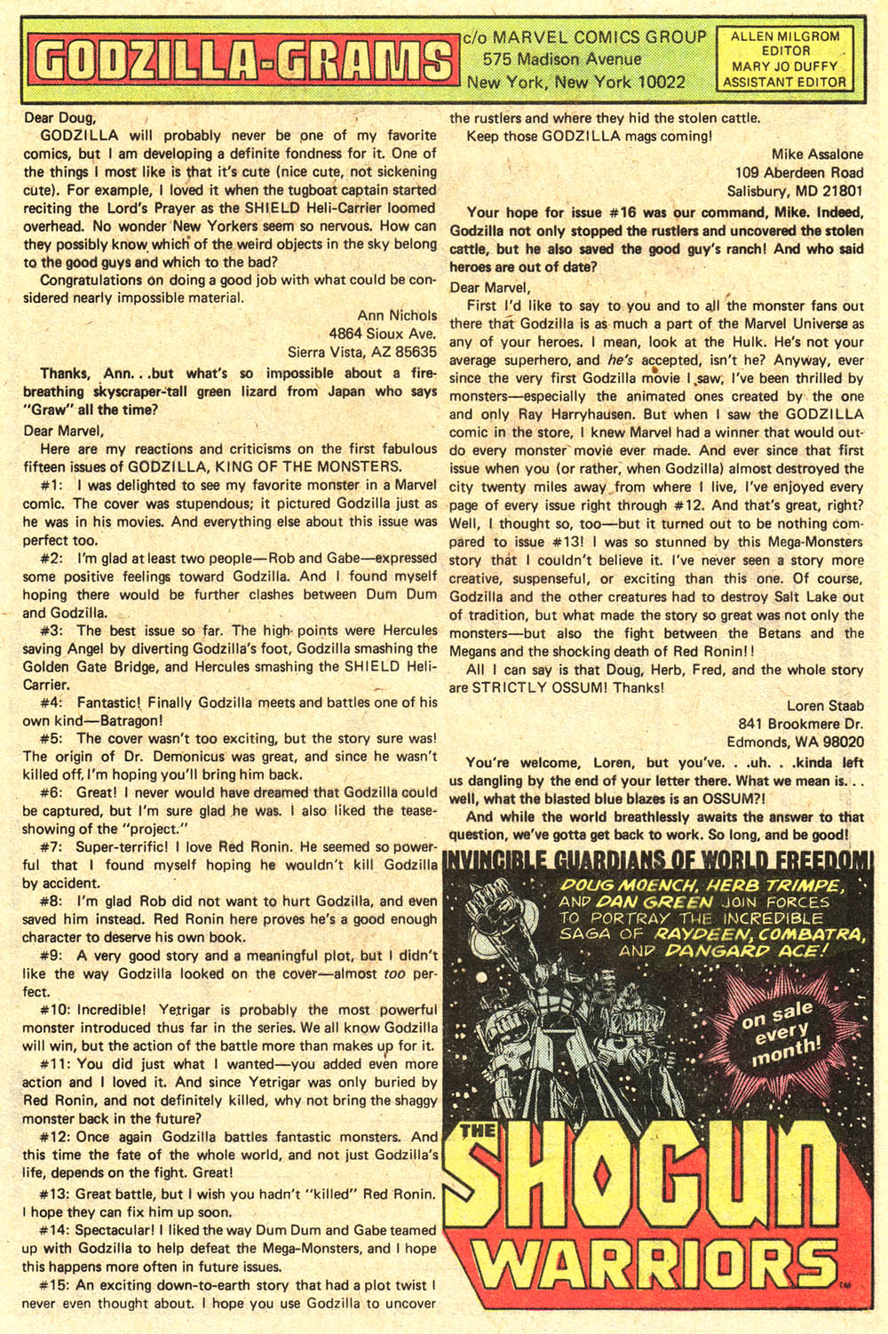 Read online Godzilla (1977) comic -  Issue #24 - 20