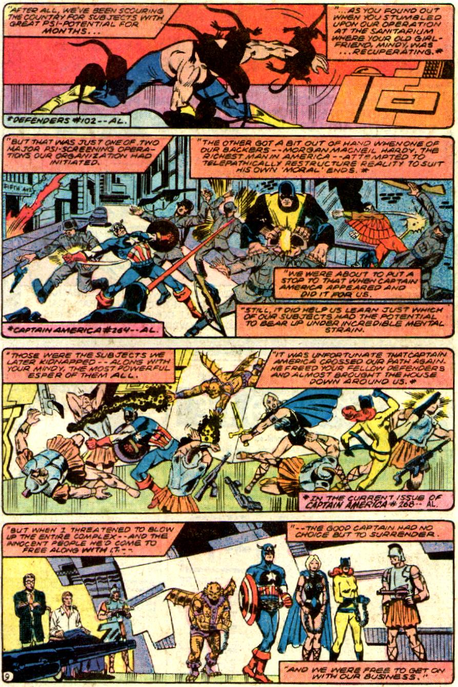 Read online Captain America (1968) comic -  Issue #268b - 10