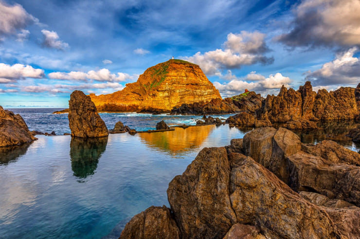 29 Most Amazing Infinity Pools in Pictures - Natural Lava Pools in Porto Moniz, Madeira, Portugal