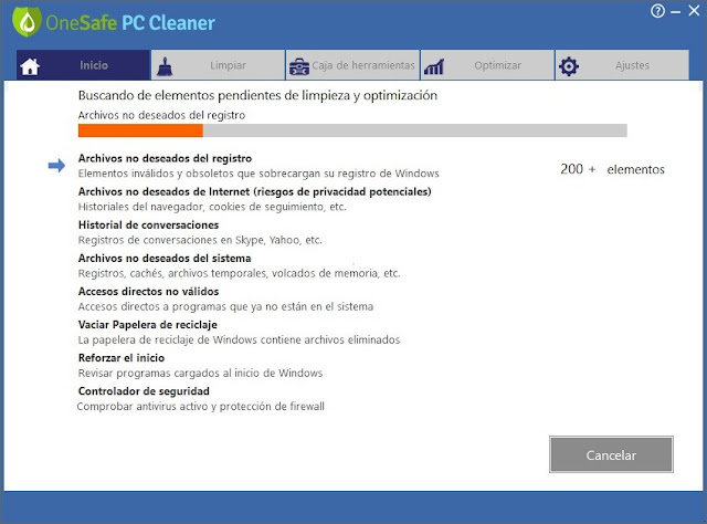 OneSafe PC Cleaner Pro imagenes