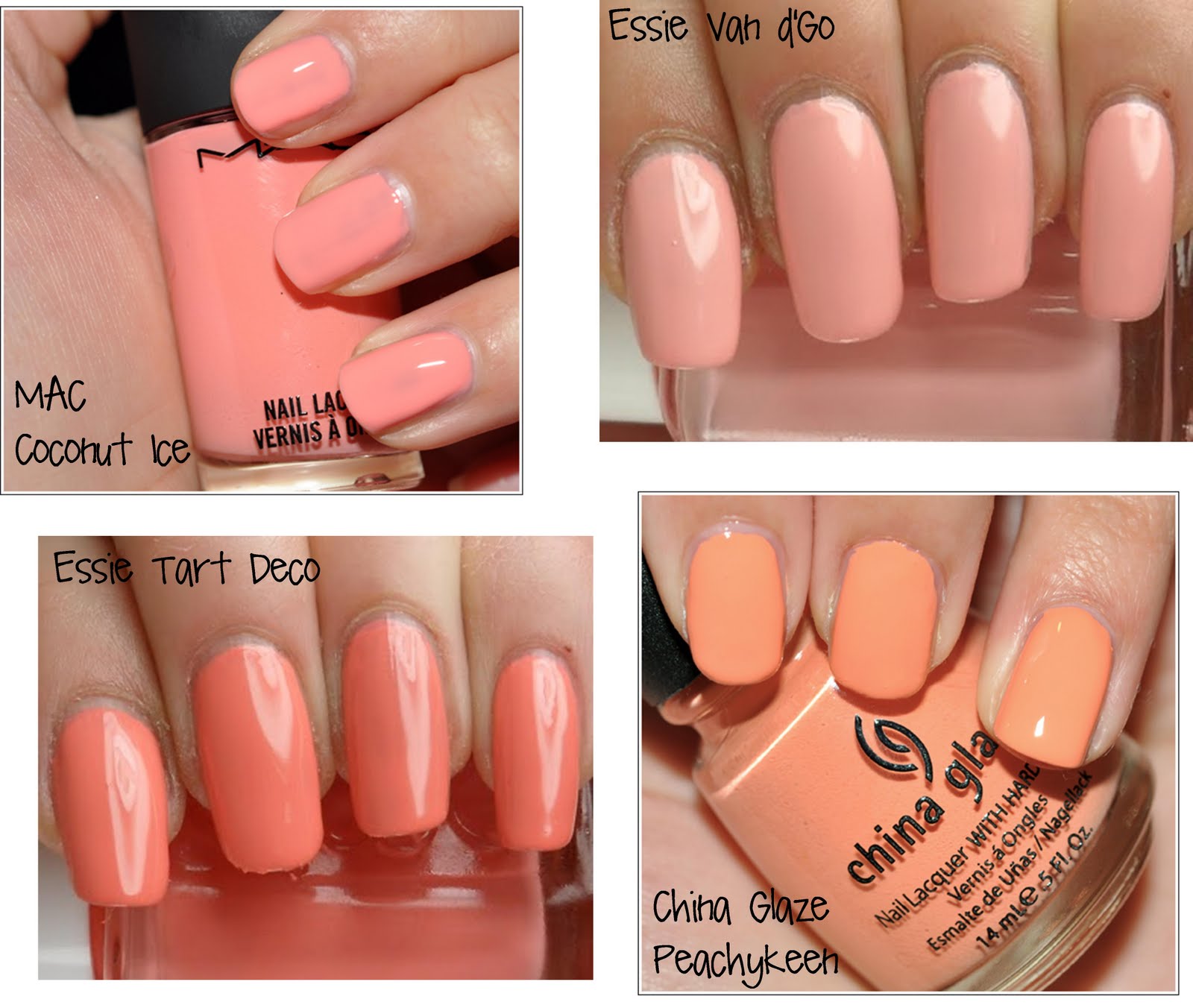 Bellaplutt Bella gillar Peachy nail polish