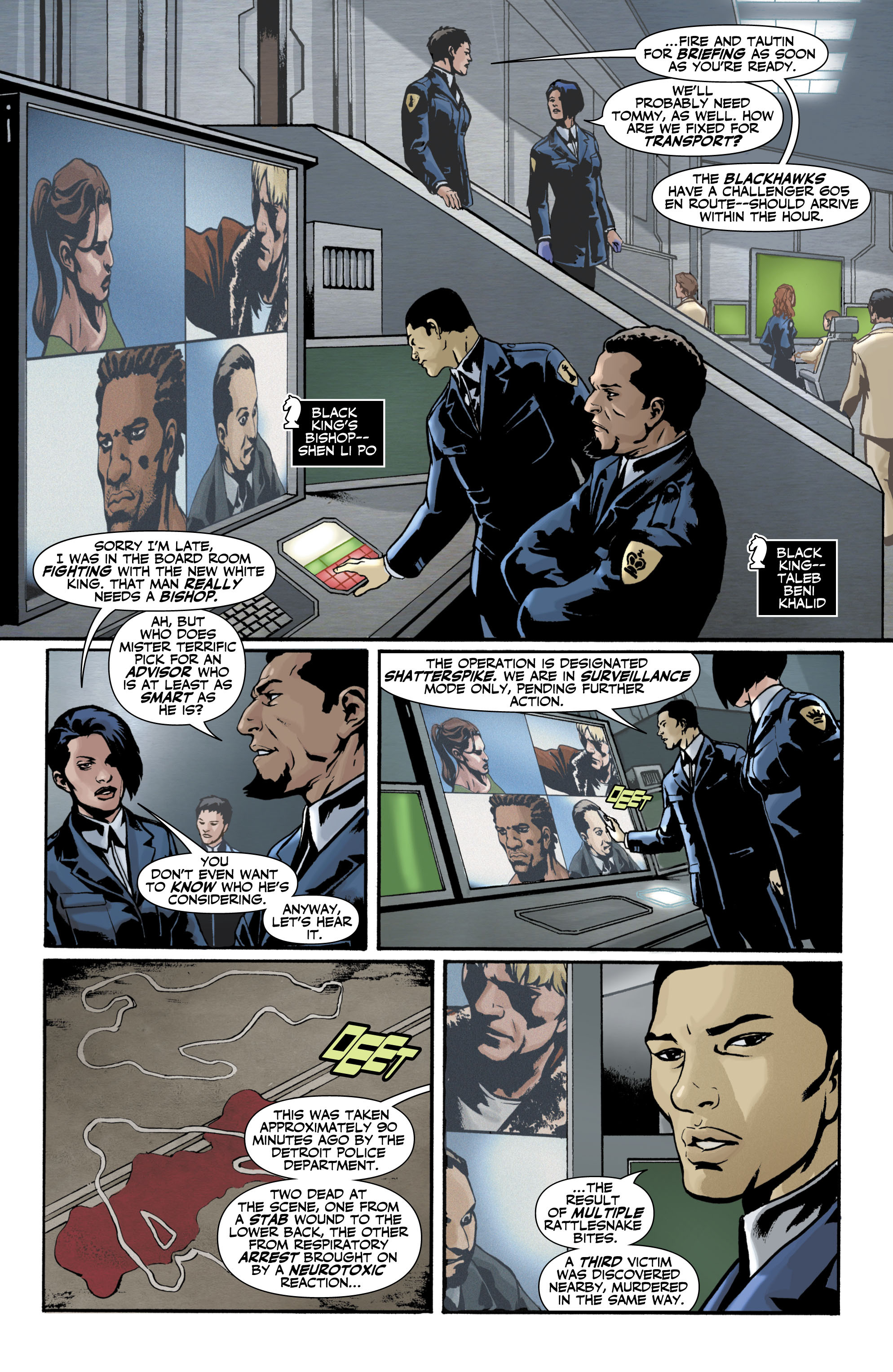 Read online Checkmate (2006) comic -  Issue #8 - 9