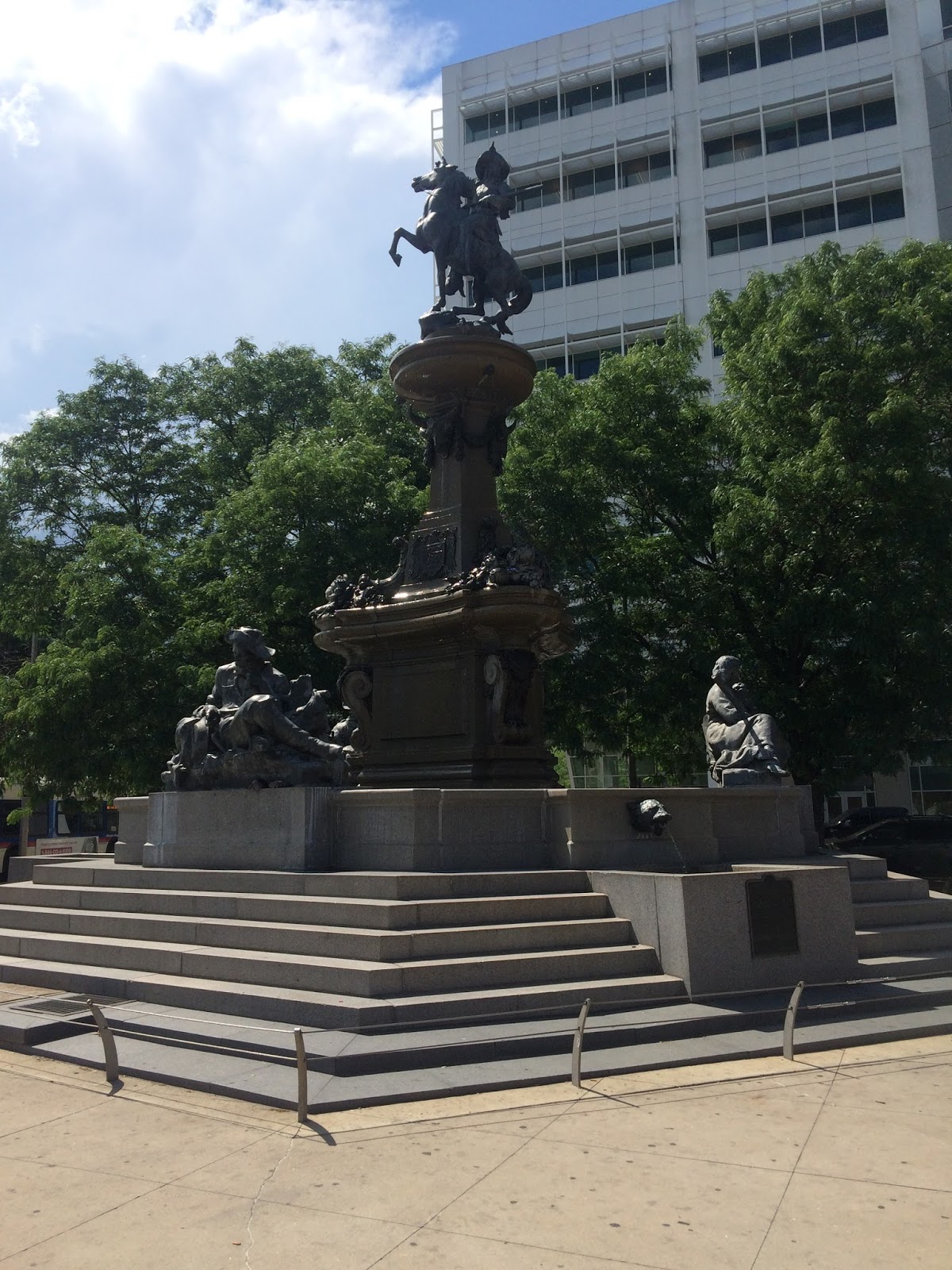Some Gave All Pioneer Fountain Monument, Denver Colorado.