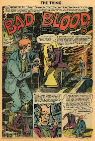 The Thing 17 'Bad Blood'--signed Dick Ayers