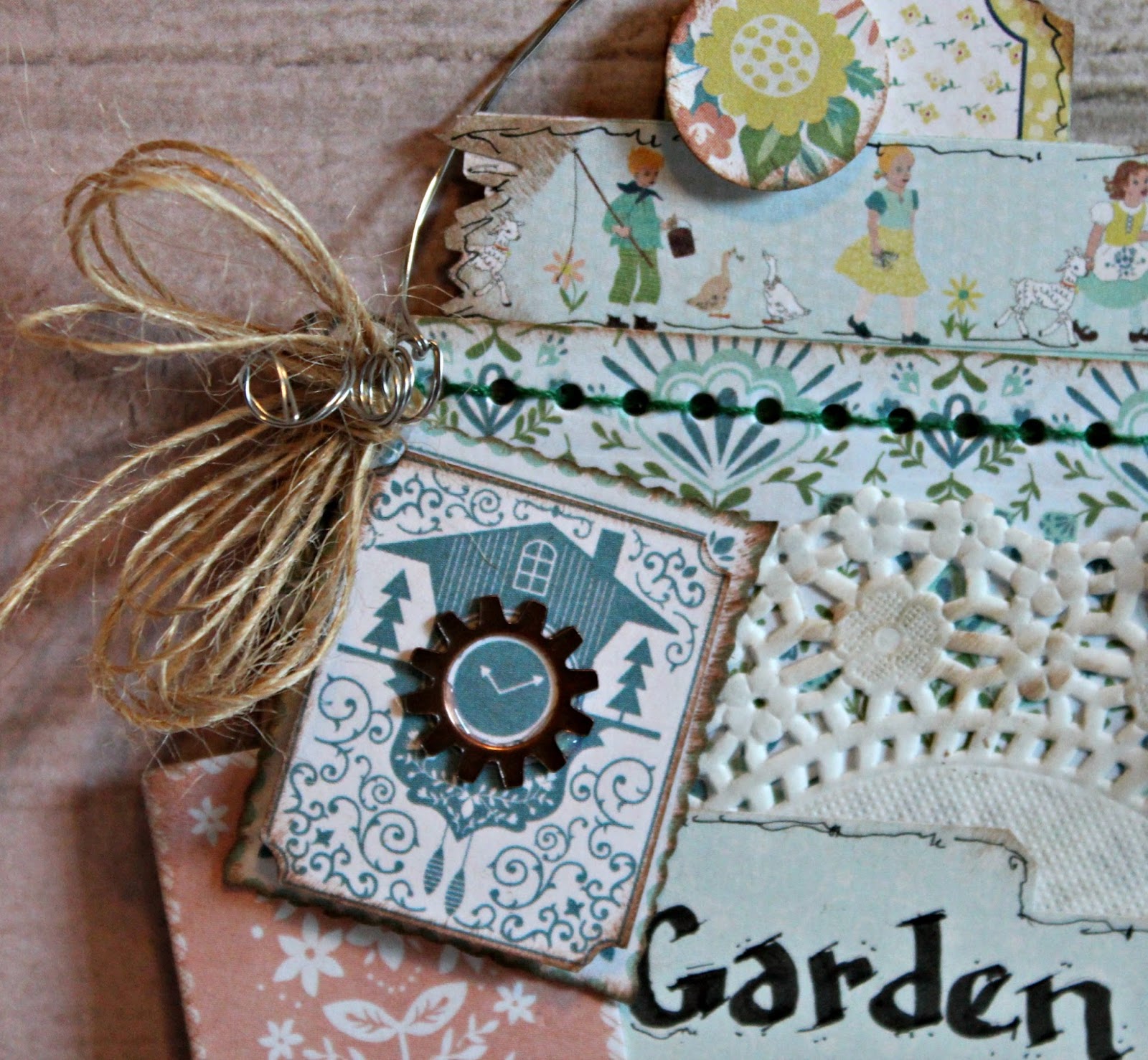 Pam Bray Designs A Girl with Flair Garden Party Invitation with
