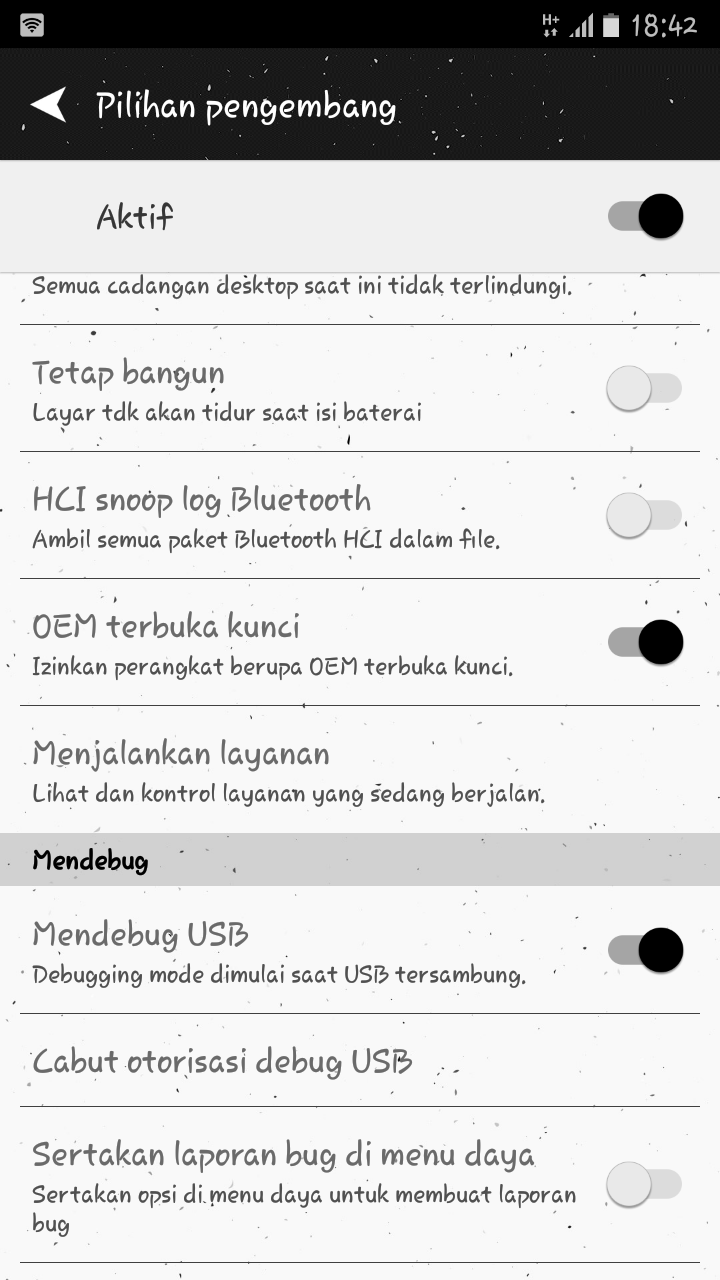 Aktifkan USB Debugging dan OEM Lock untuk Root Galaxy J7 USB Debugging - OEM Lock