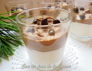 Vasitos Con Dos Chocolates
