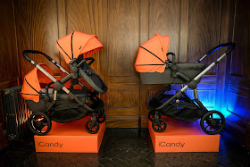 iCandy orange, new iCandy pushchair, double pushchair, double stroller