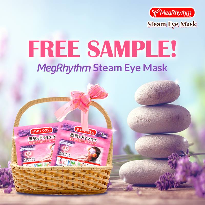 FREE MegRhythm Steam Eye Mask Sample Delivered to Your Home in 4 5 Weeks