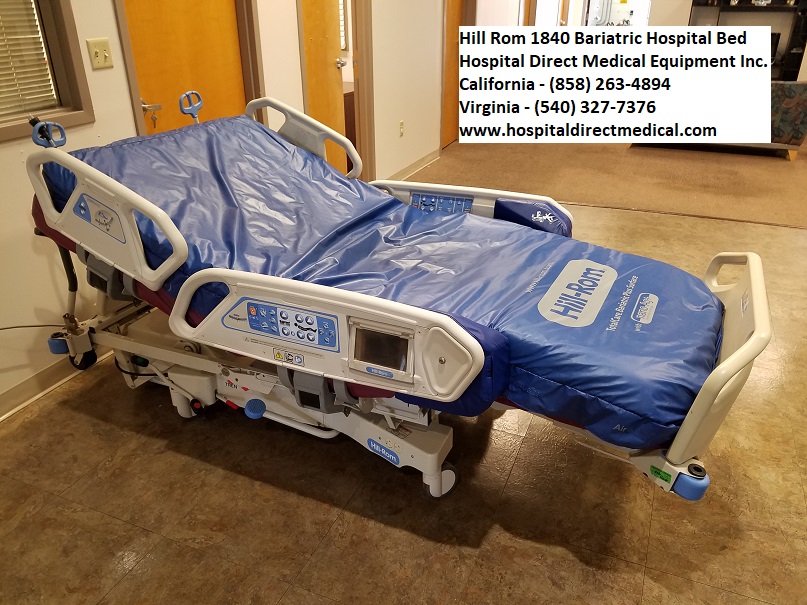 Hill Rom TotalCare 1840 Bariatric Sport Hospital Bed