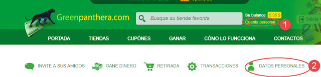 como acceder perfil greenphantera