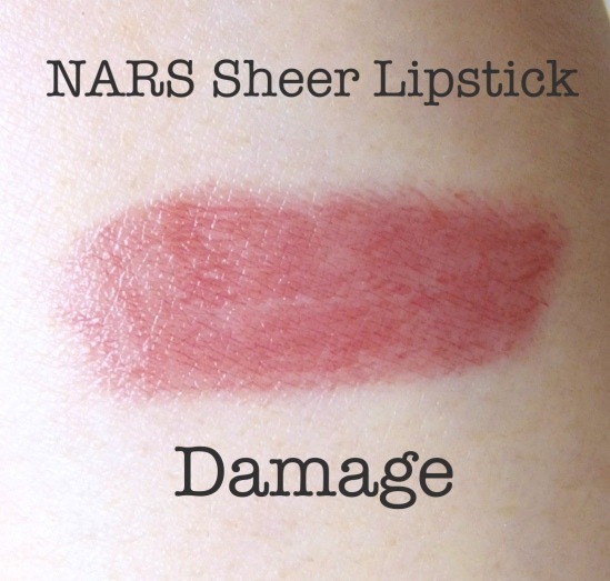 NARS Sheer Lipstick Damage Lenallure