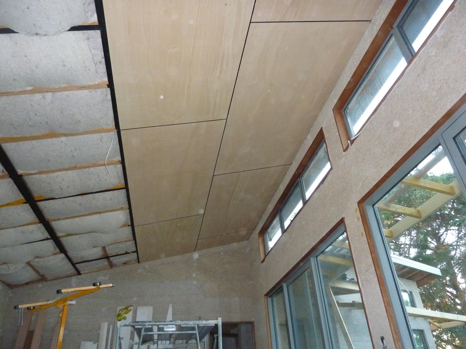 Culburra Hemp House Ceilings and Internal Walls Completed