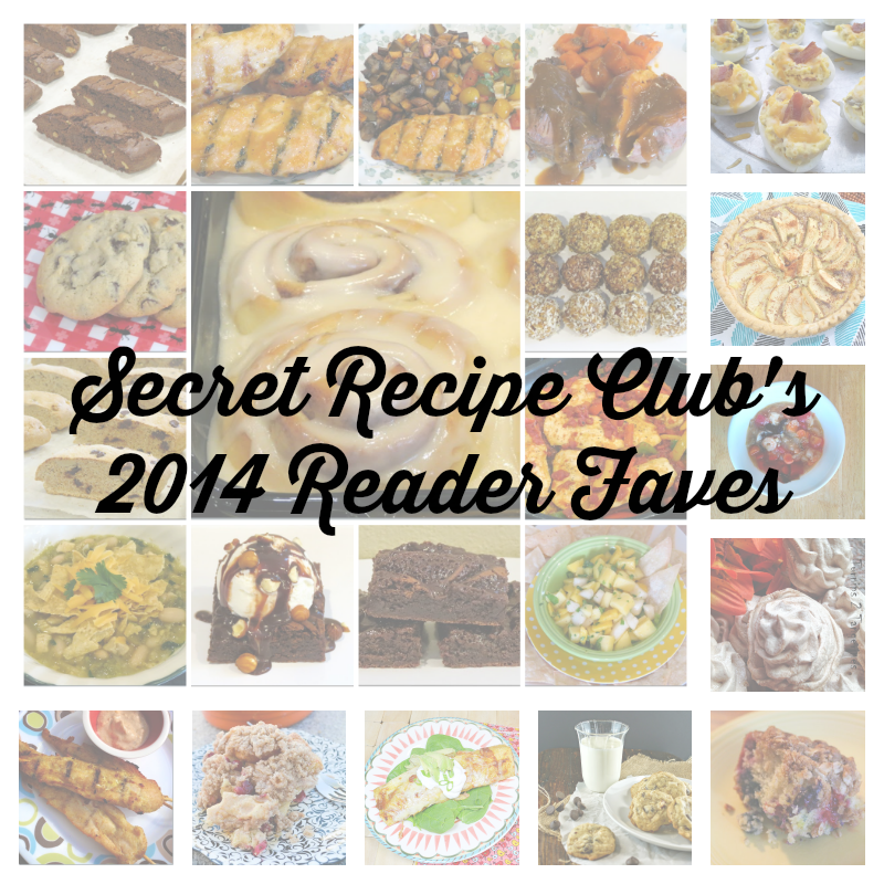 It's been a very eventful year for the Secret Recipe Club - and we're wrapping up by sharing the most viewed recipes from 2014 with our Reader Faves! #recipes #Countdownto2015 #favorite