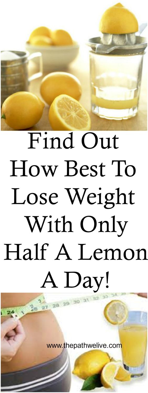 Find Out How Best To Lose Weight With Only Half A Lemon A Day! DIY