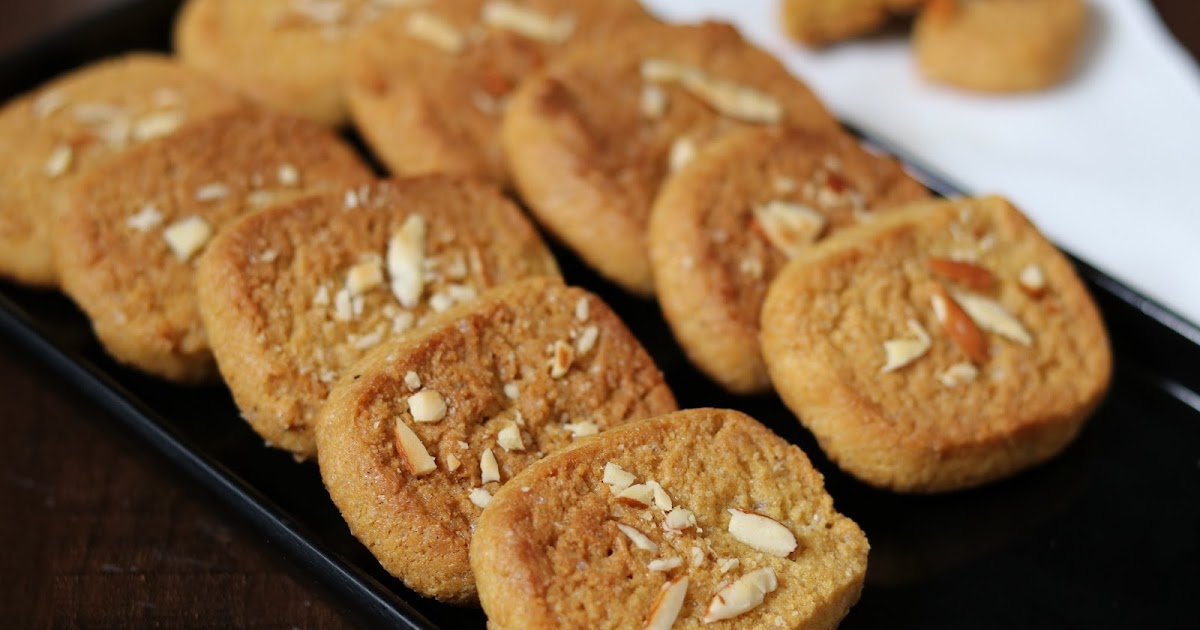 Atta Besan Biscuits in Kadai Healthy Kadai