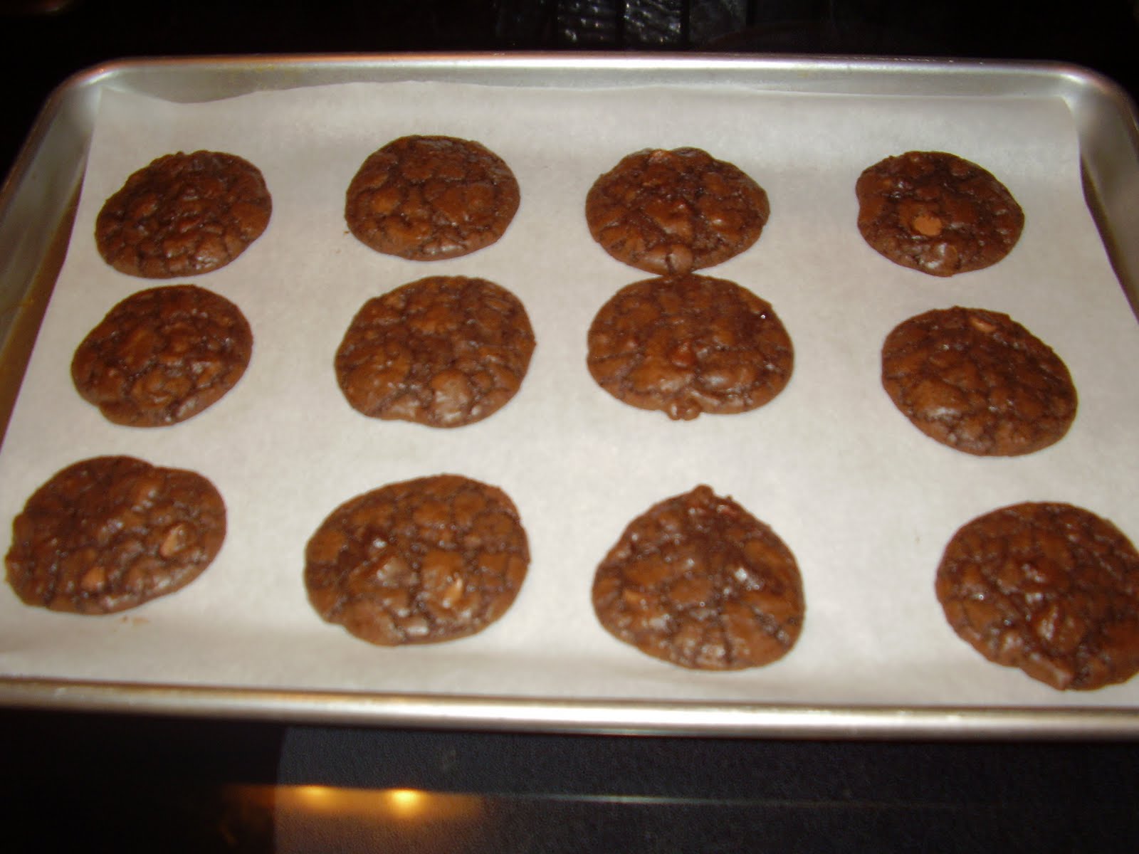 Kristi's Dishes Chocolate Fudge Cookies