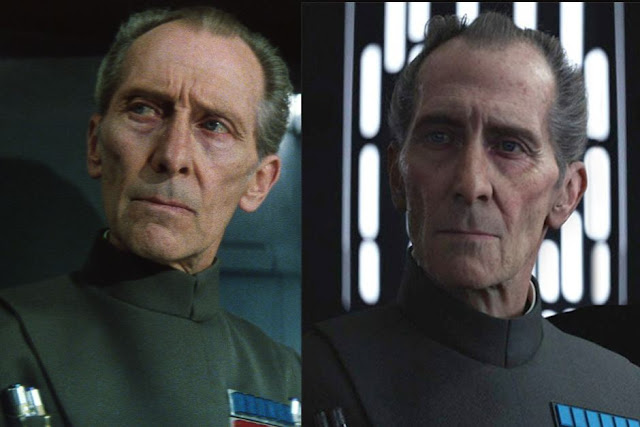 comparison of rogue one tarkin to ANH