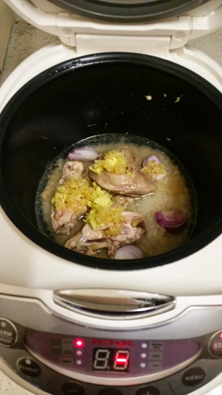 Omak Suka Running Ginger Garlic Chicken Rice