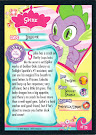 My Little Pony Spike Series 1 Trading Card